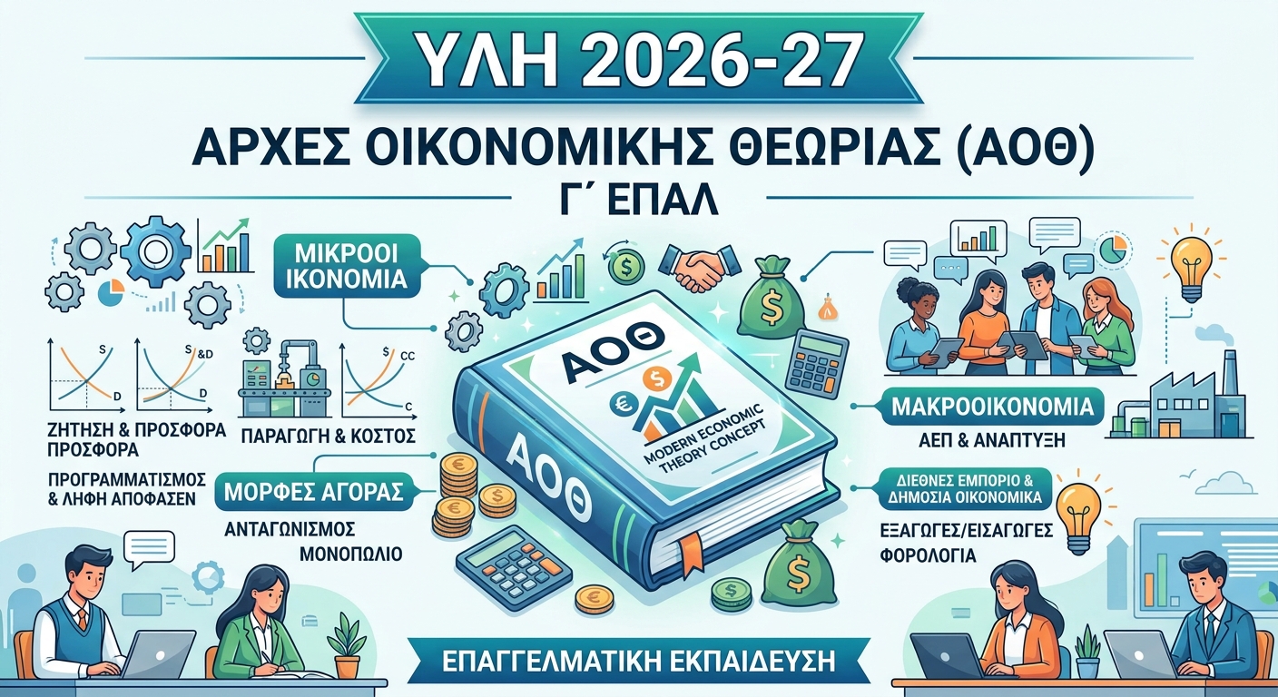 ΑΟΘ - ΕΠΑΛ - Εξεταστέα Ύλη 2026-27